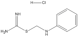 Molecular Structure of 114971-55-0 (Carbamimidothioic acid, (phenylamino)methyl ester,monohydrochloride)